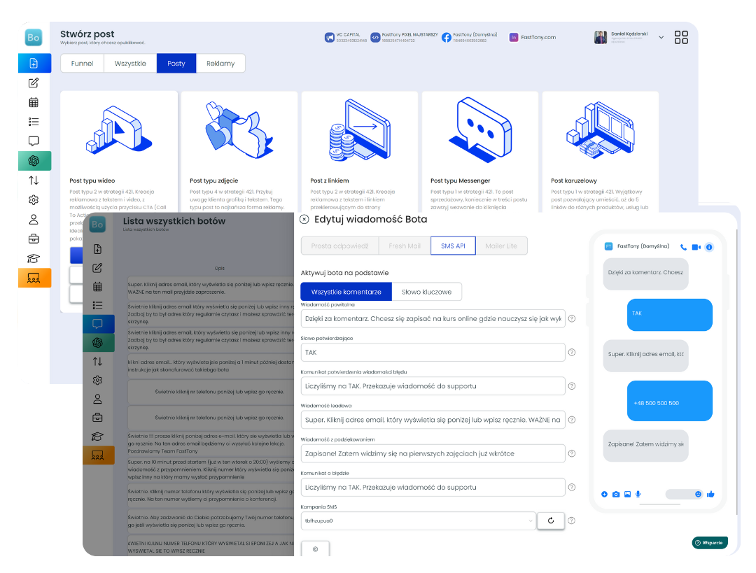 FastTony Messenger Bot edycja