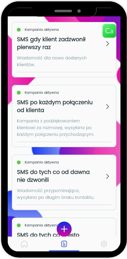 call app od środka